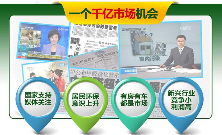 加盟室內(nèi)除甲醛公司要多少錢？